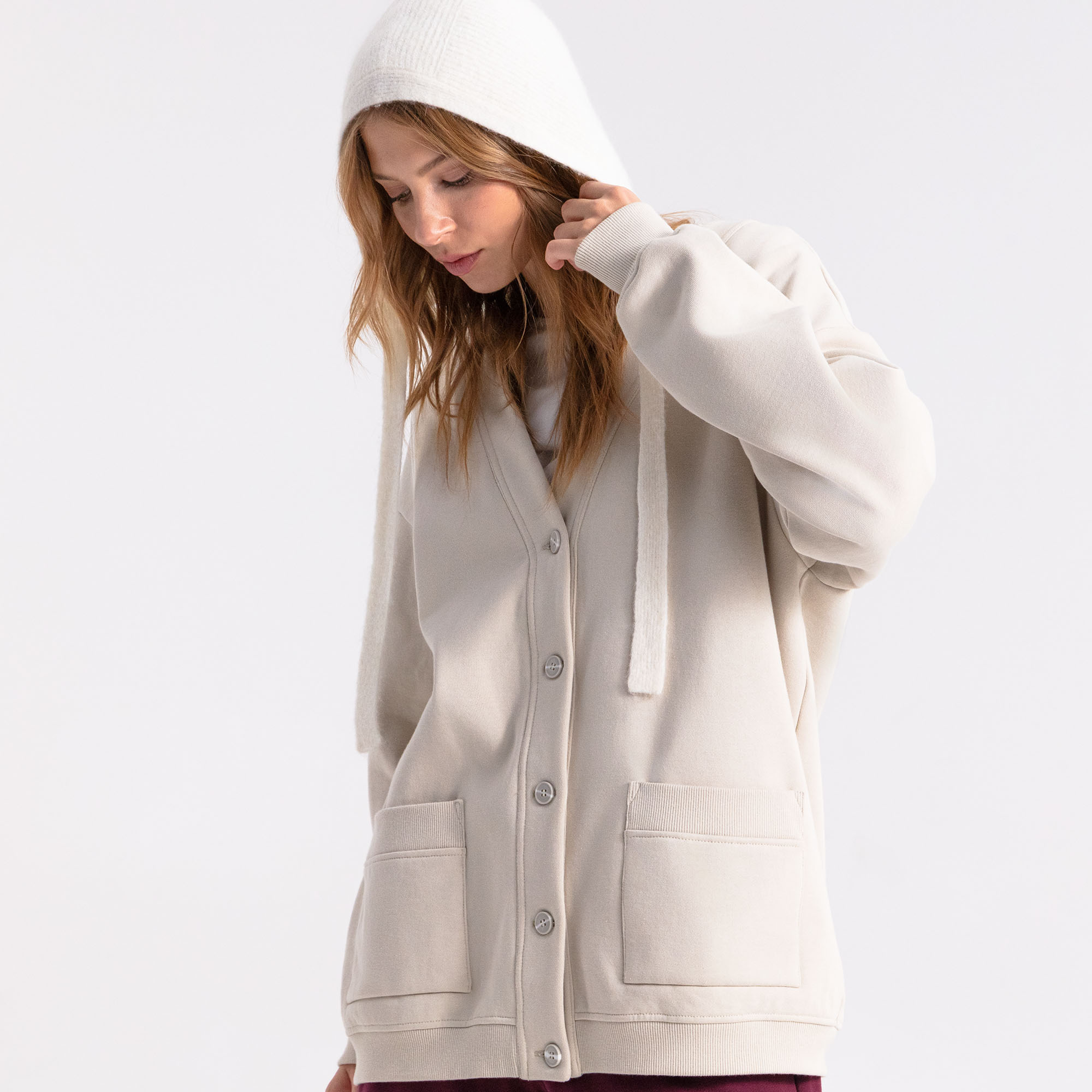 Женский джемпер Fleece Cardigan STREETBEAT SBW-CDGN0001-272-S