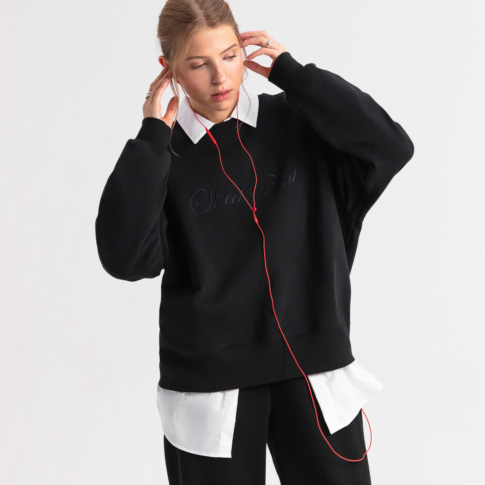 Женский свитшот STREETBEAT SBW-CRW0022-001-S
