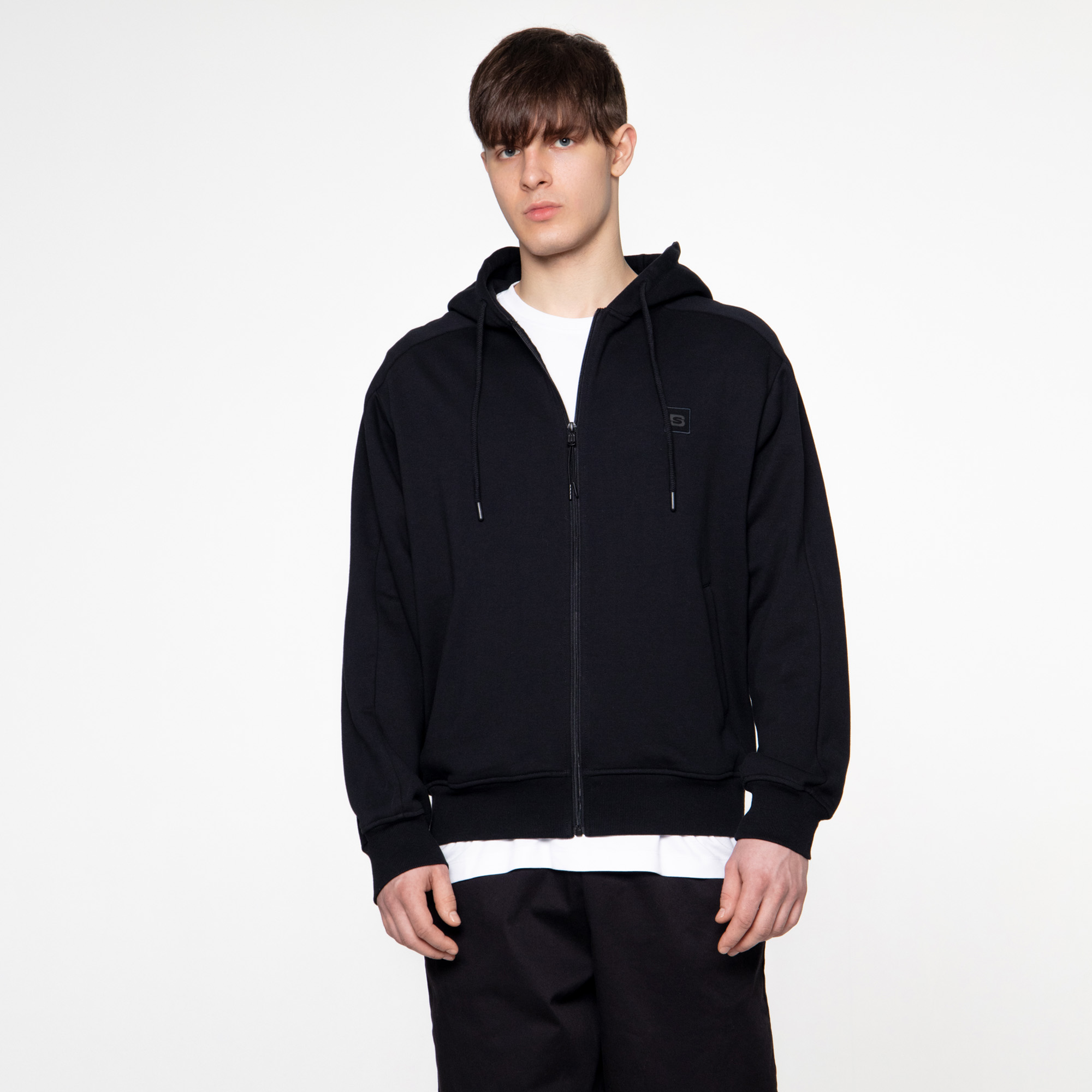 Мужская толстовка Full Zip Reglan French Terry Hoodie STREETBEAT SBM-HDFZ0013-001-XL