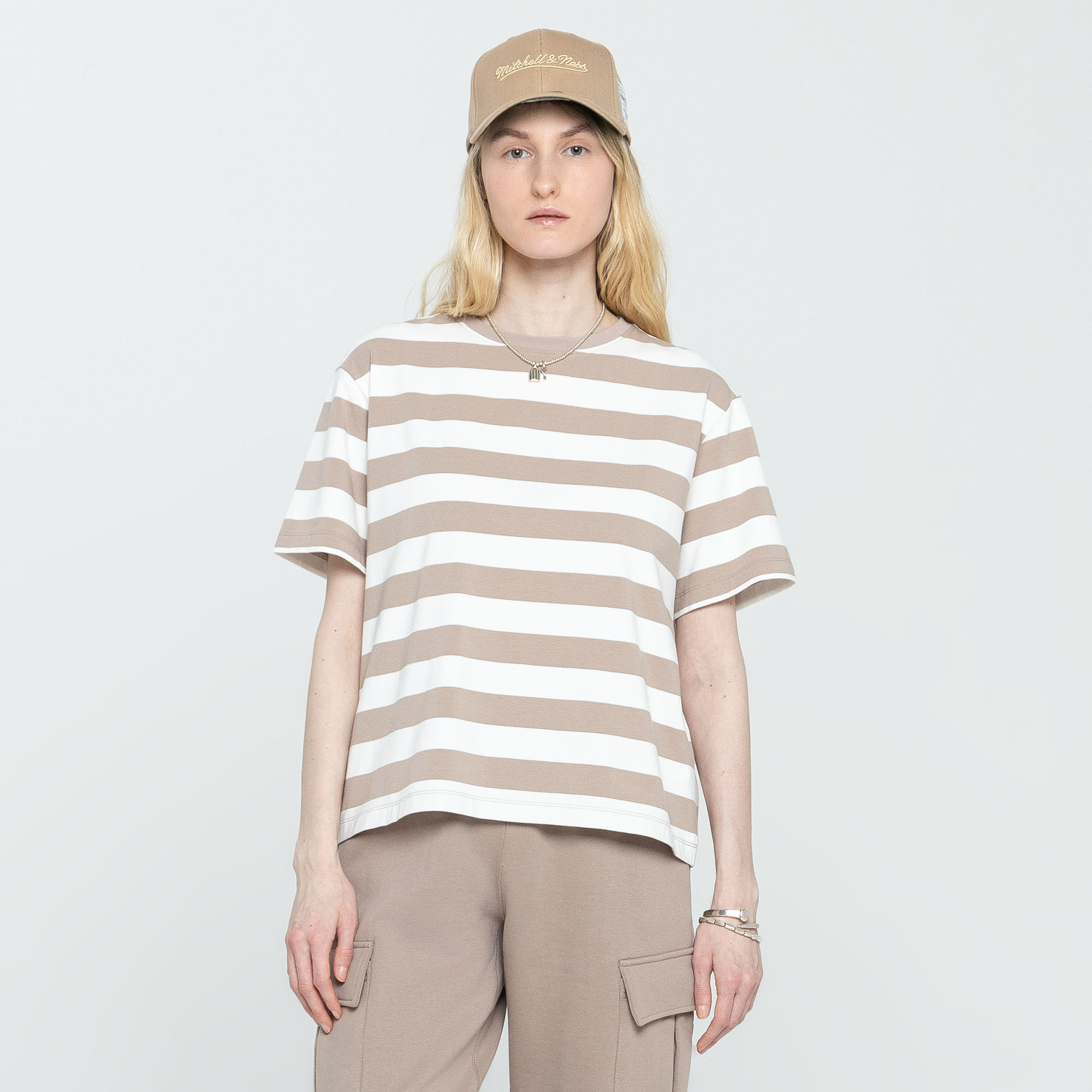 Женская футболка Striped Tee STREETBEAT SBW-TEE0027-210-XS
