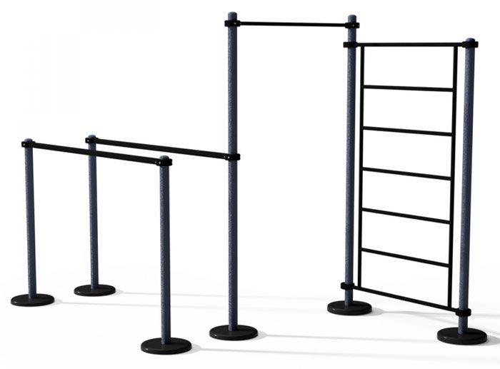 ШВЕДСКАЯ СТЕНКА, БРУСЬЯ И ТУРНИК MB BARBELL MB 7.81 Barfits