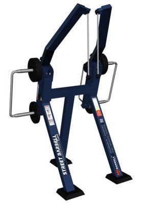 ВЕРТИКАЛЬНАЯ ВЕРЕВОЧНАЯ ТЯГА СТОЯ С ИЗМЕНЯЕМОЙ НАГРУЗКОЙ MB BARBELL MB 7.46 Barfits
