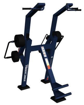 ВЕРТИКАЛЬНАЯ ТЯГА СТОЯ С ИЗМЕНЯЕМОЙ НАГРУЗКОЙ MB BARBELL MB 7.38 Barfits