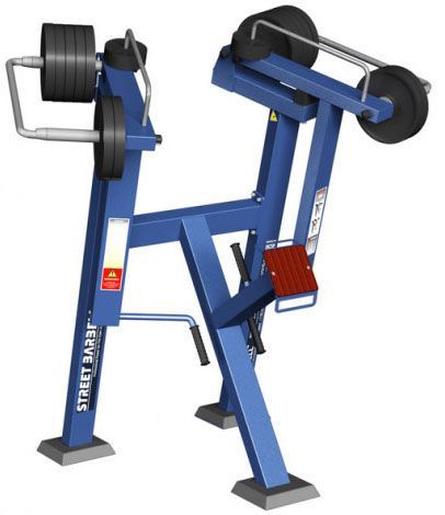ТЯГА К ПОЯСУ С КОНВЕРГЕНЦИЕЙ СТОЯ С ИЗМЕНЯЕМОЙ НАГРУЗКОЙ MB BARBELL MB 7.53 Barfits