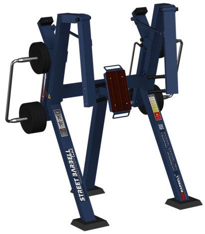 ЖИМ ОТ ГРУДИ С КОНВЕРГЕНЦИЕЙ СТОЯ С ИЗМЕНЯЕМОЙ НАГРУЗКОЙ MB BARBELL MB 7.52 Barfits