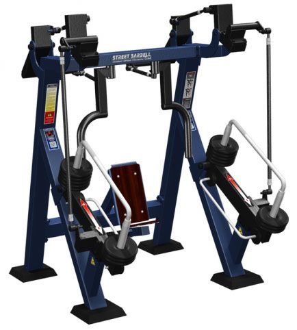 СВЕДЕНИЕ РУК СИДЯ С ИЗМЕНЯЕМОЙ НАГРУЗКОЙ MB BARBELL MB 7.31.3 Barfits