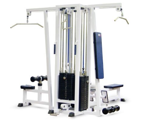 4-Х ПОЗИЦИОННАЯ СТАНЦИЯ С ОДИНАРНОЙ БЛОЧНОЙ РАМКОЙ МВ BARBELL MB 3.16.1 Barfits