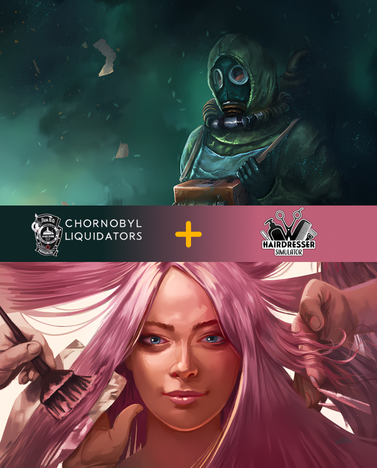 Игра для PC Chornobyl Liquidators + Hairdresser Simulator Bundle Live Motion Games, Petard Games
