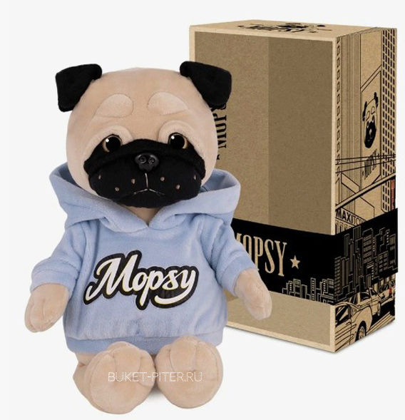 Игрушка коллекционная "Мопс MOPSY в Худи" Букет-СПб