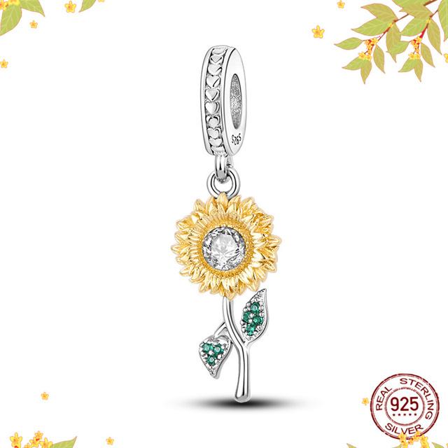 Plata Charms of Ley из стерлингового серебра 925 пробы, разноцветная эмаль, бусины для собак, кулон, подходят для оригинального браслета 925, изготовления ювелирных изделий своими руками beige Allbestart