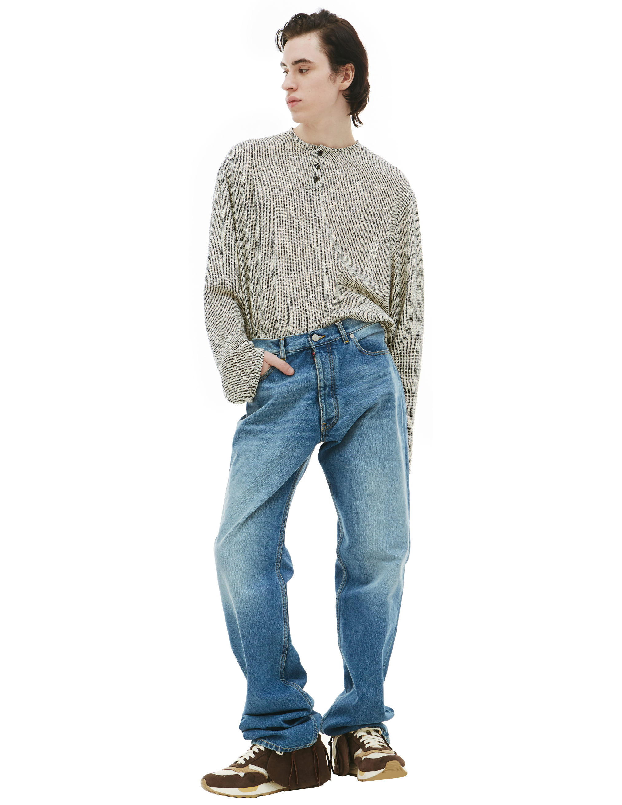 Прямые джинсы Maison Margiela SI1LA0001/S30561/966/ss24