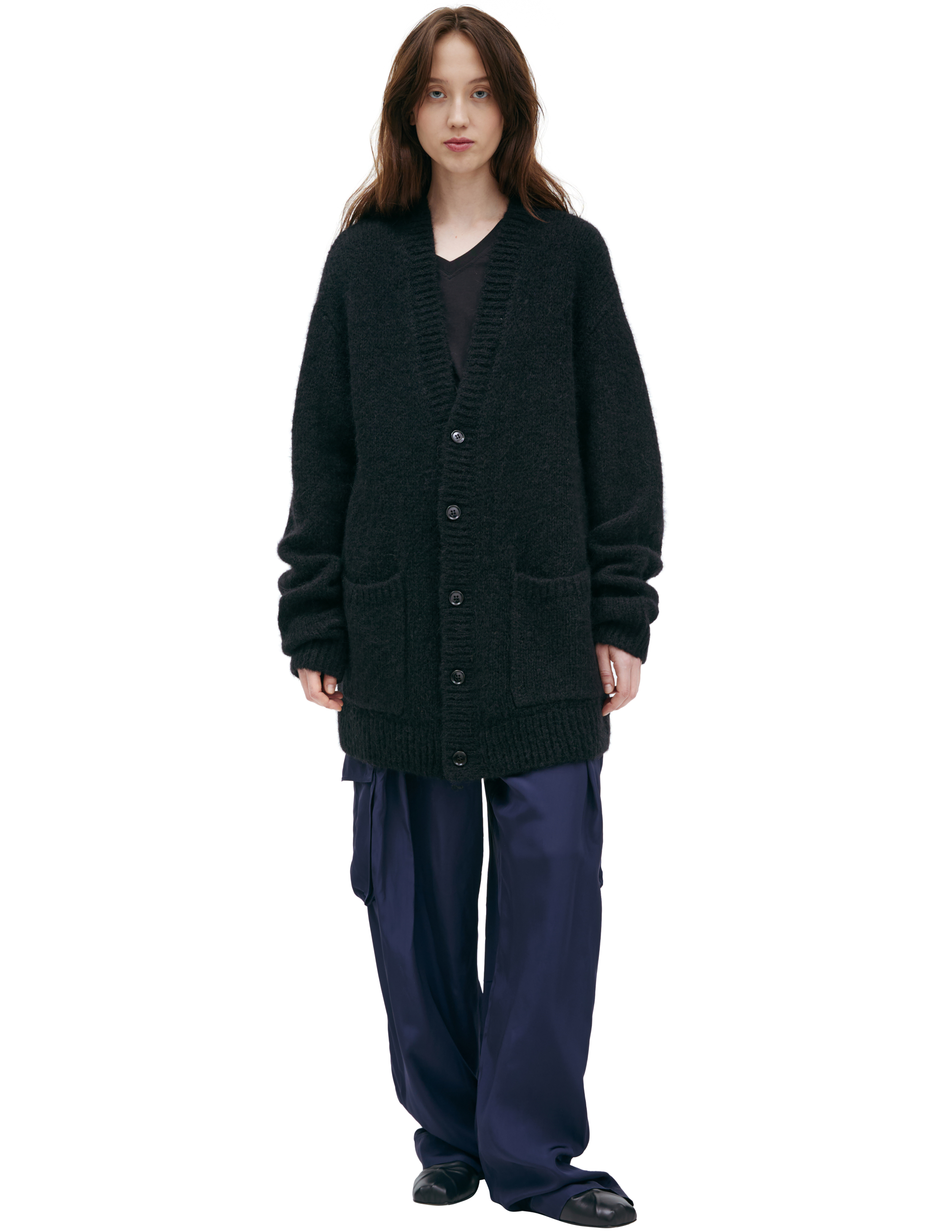 Вязаный кардиган из шерсти Dries Van Noten 242-021243-9709-900