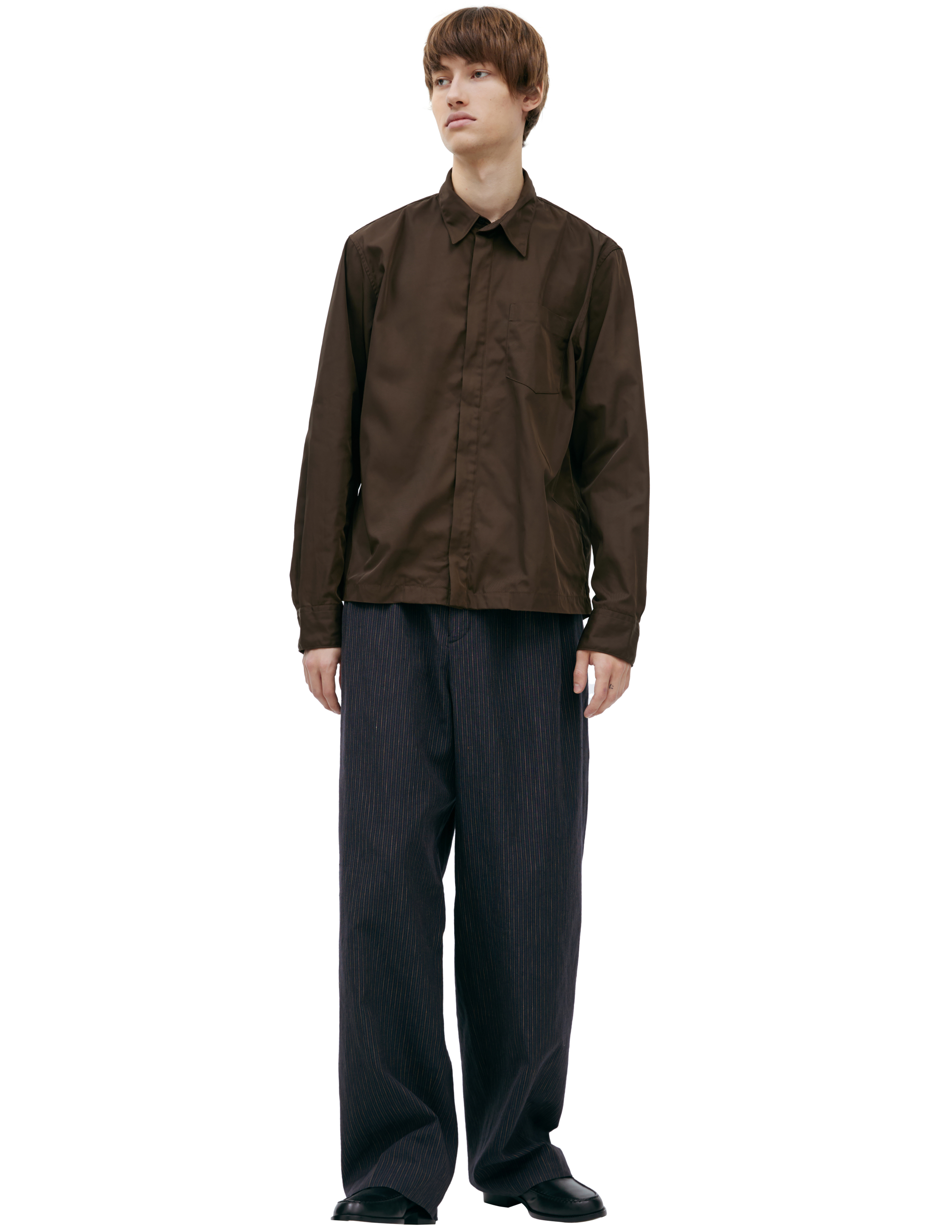 Базовая рубашка на молнии Dries Van Noten 241-020707-8210-606