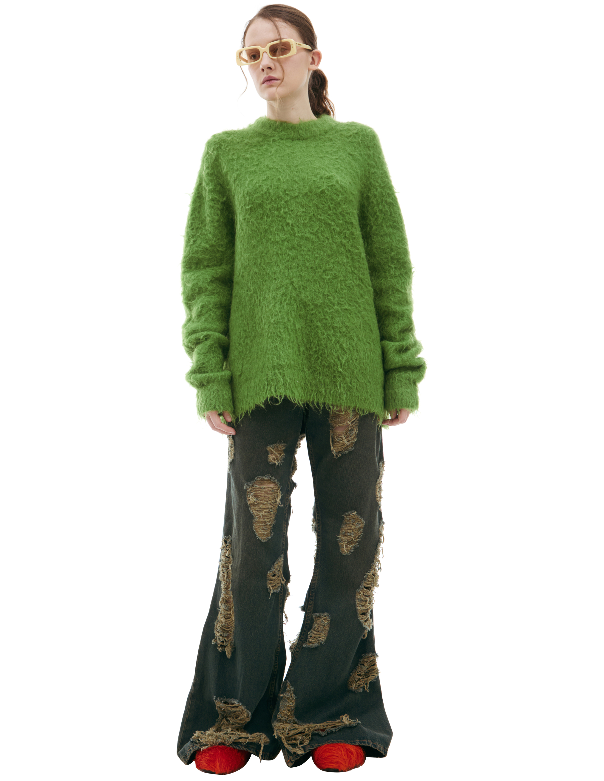 Вязаный свитер из шерсти Acne Studios B60279-CPI