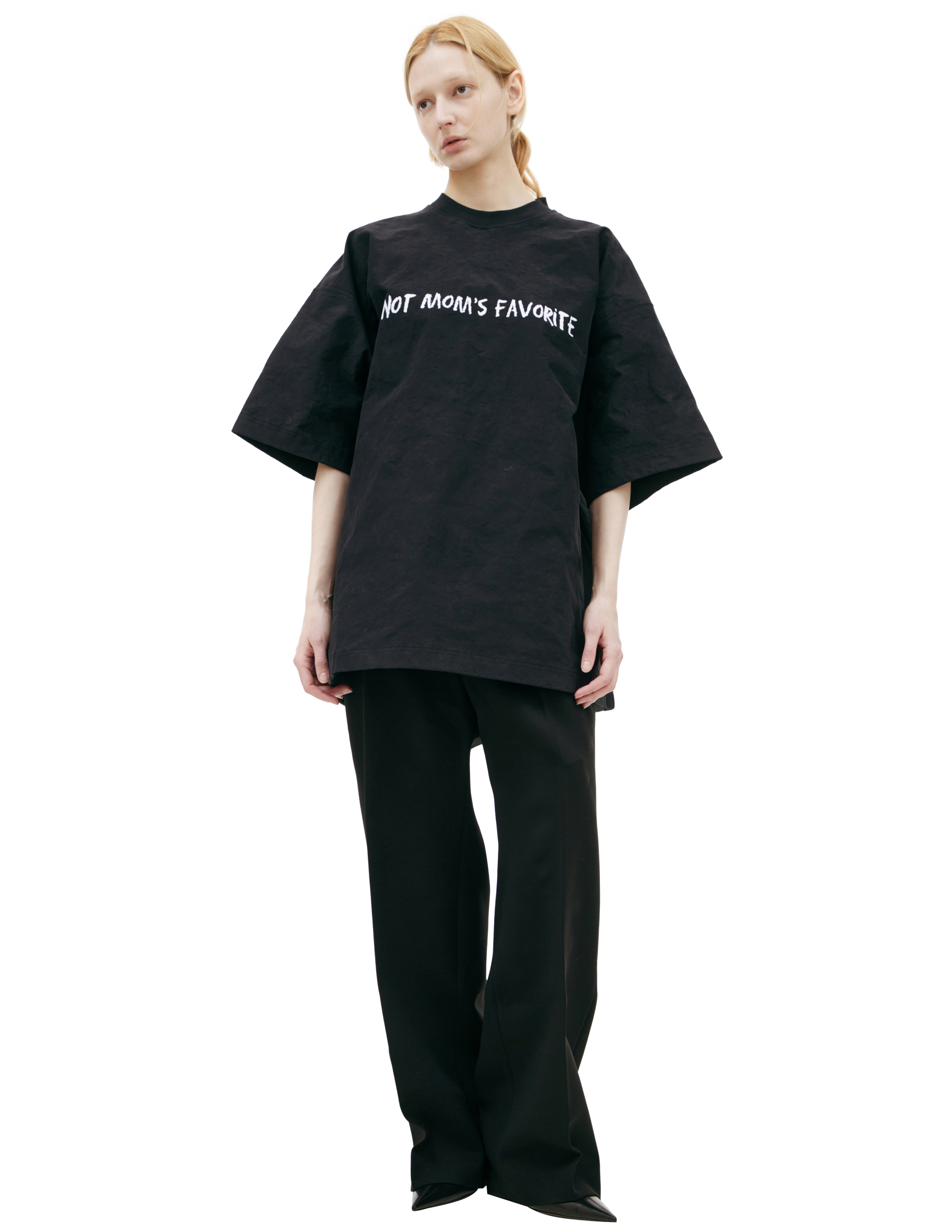Футболка с принтом 'NOT MOMS' VETEMENTS UA66TR100B