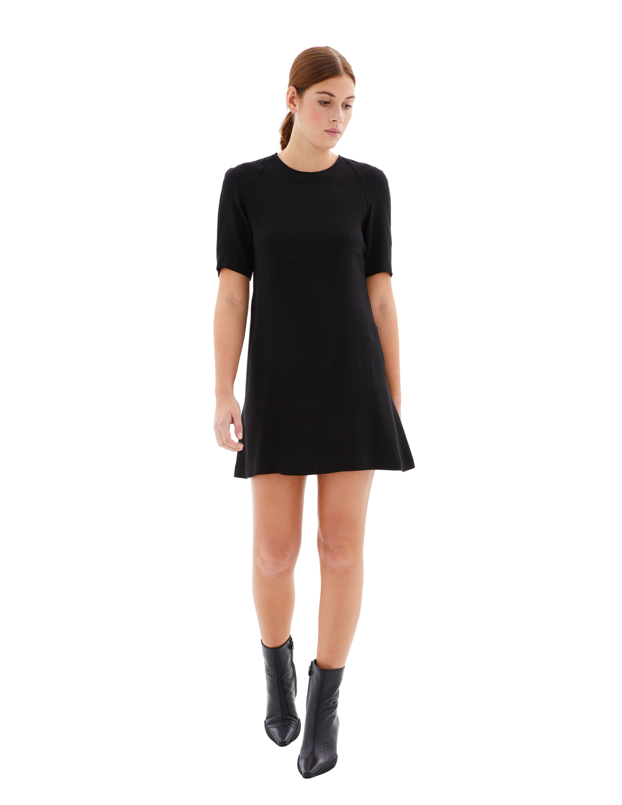 Черное платье мини Jil Sander J02CT0296/J66143/001