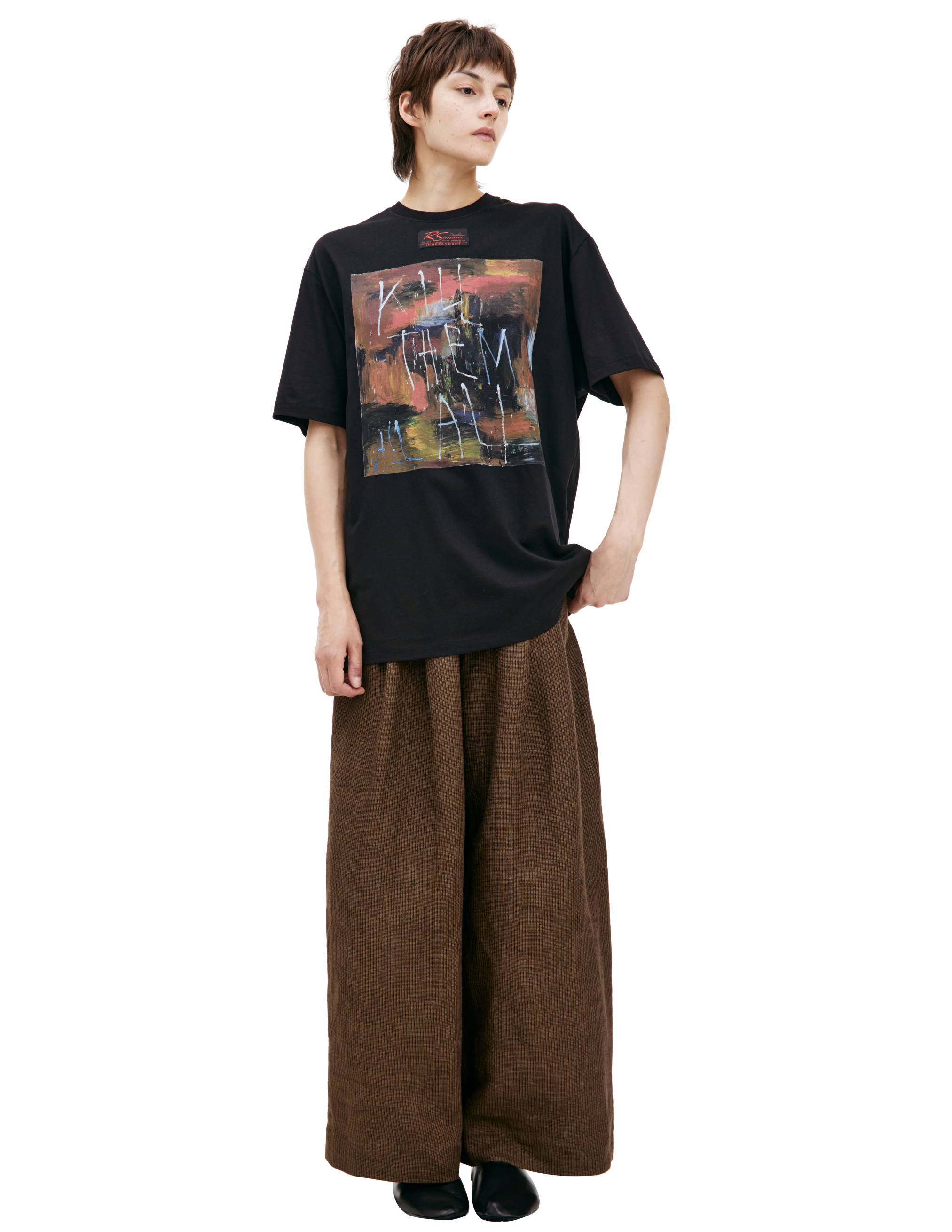 Футболка 'Kill them all' Raf Simons x Philippe Vandenberg 231-137A-19007-0099