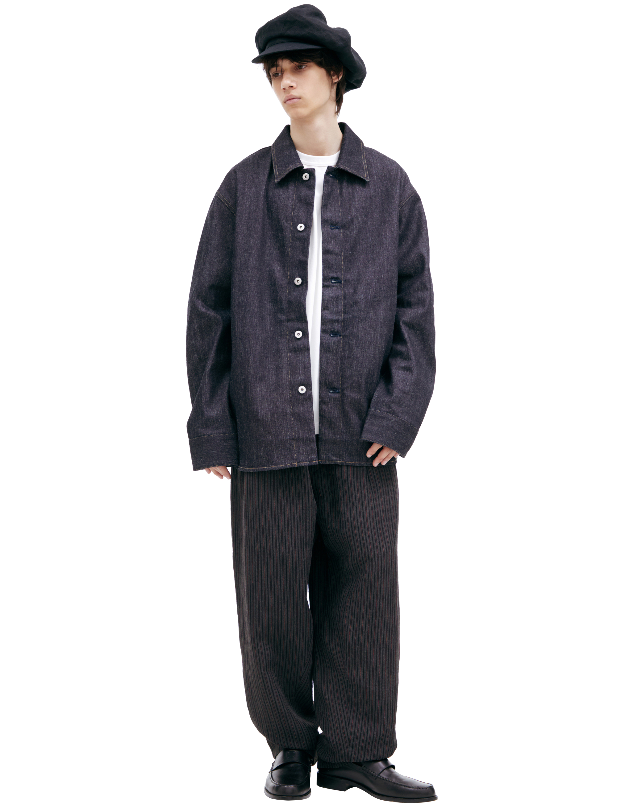 Джинсовая рубашка Jil Sander J23DL0101/J45041/405/fw23