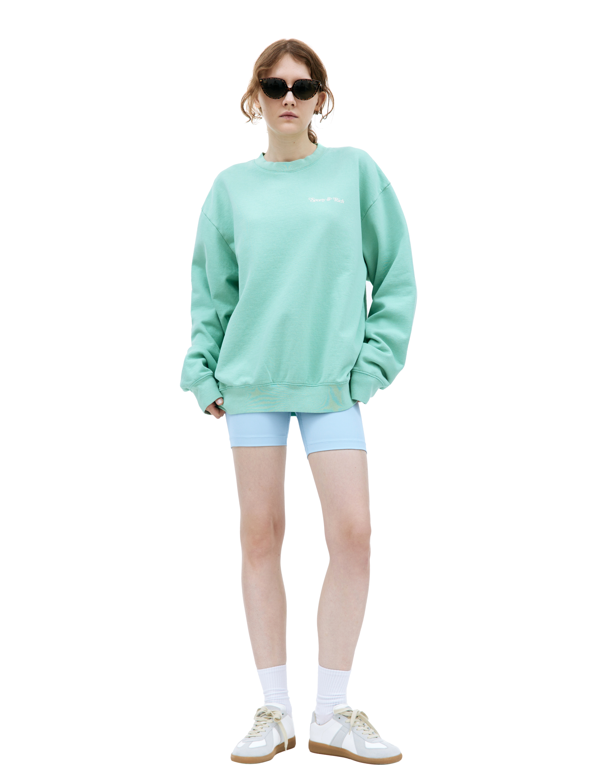 Свитшот с принтом 'Self Love Club' SPORTY & RICH CR867JD