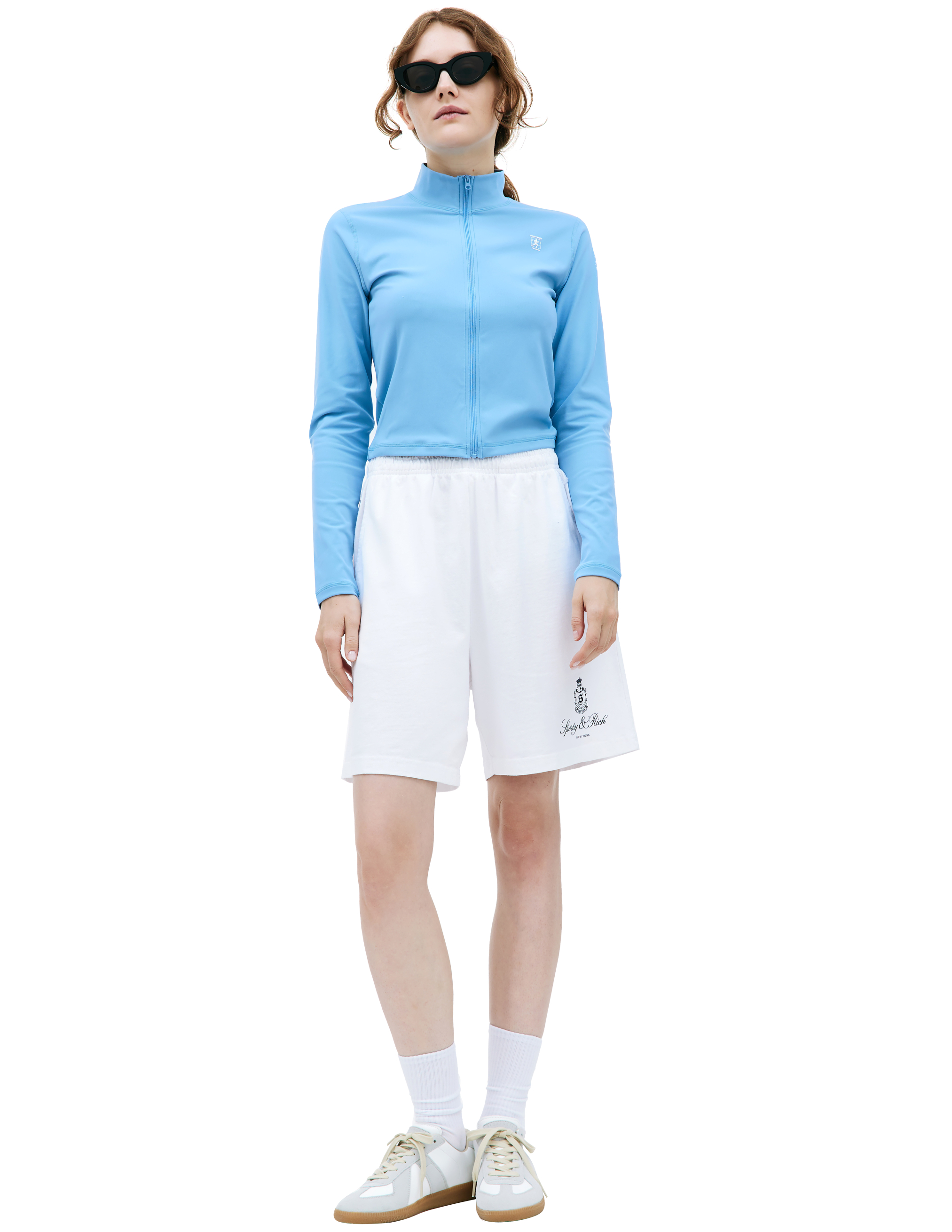 Спортивная куртка на молнии SPORTY & RICH JA861AT