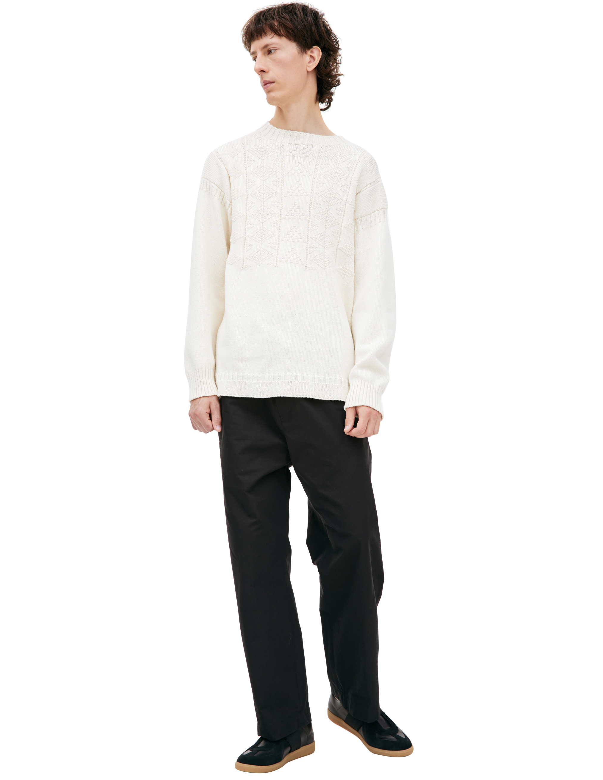 Вязаный свитер Maison Margiela SI1GP0004/S18065/101F