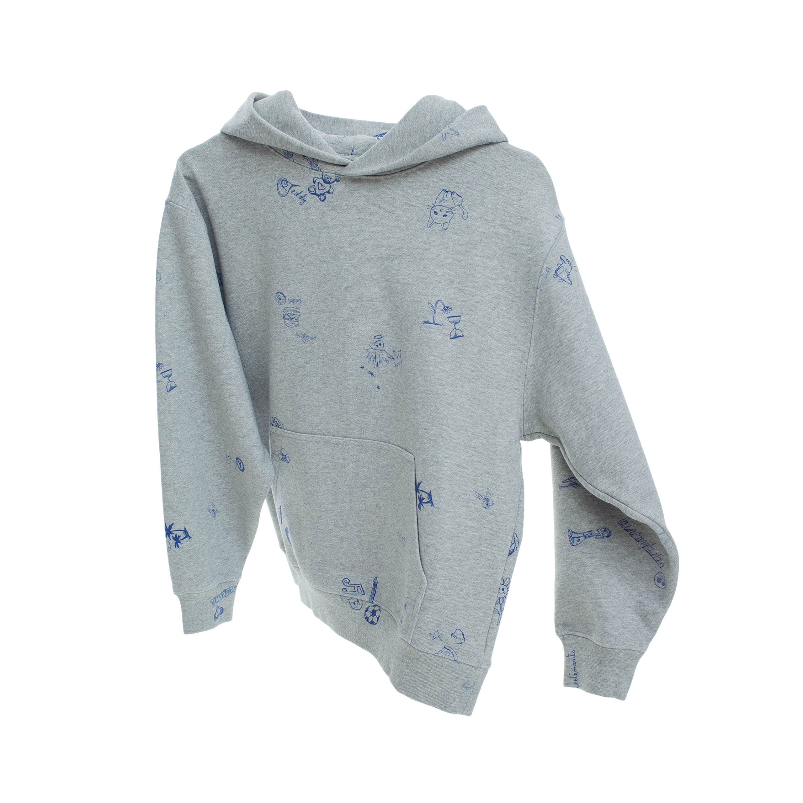 Детское худи с монопринтом VETEMENTS KA10HD120G