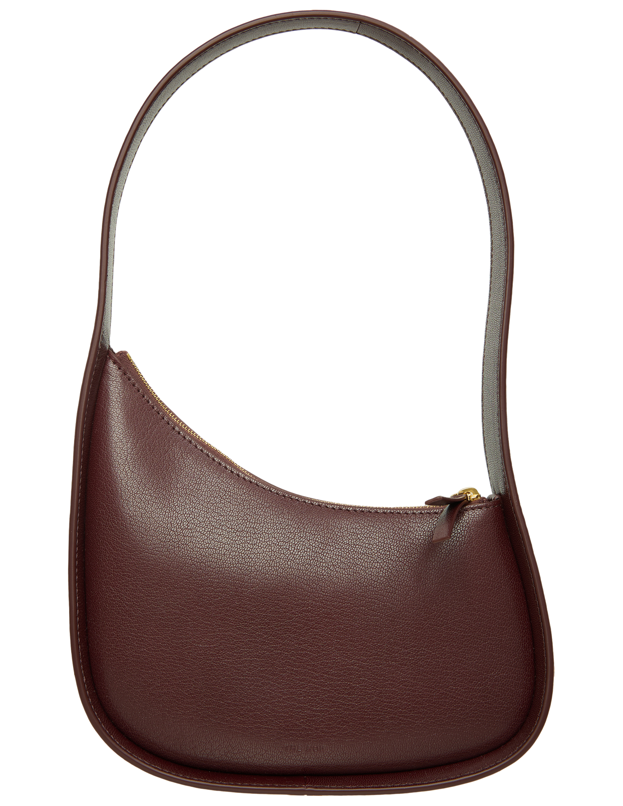 Кожаная сумка half moon The Row W1249-L39/RAISIN