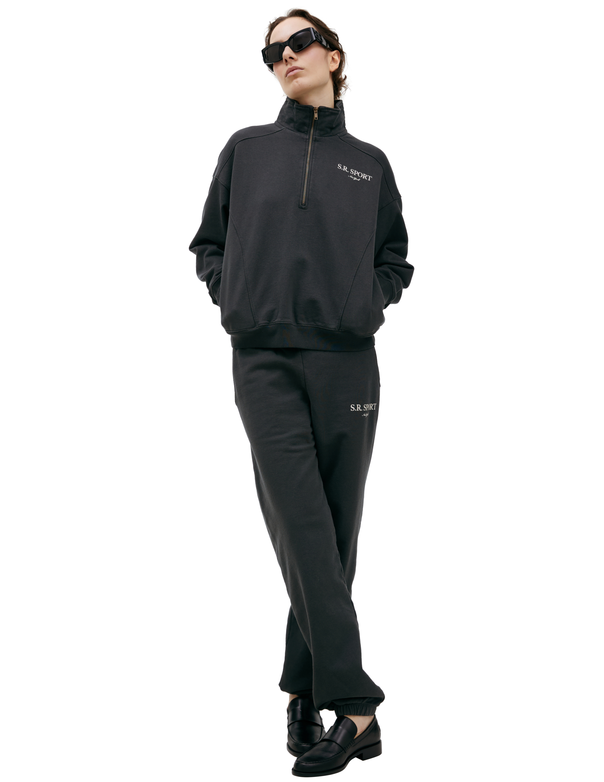 Свитшот с высоким воротом SPORTY & RICH ST073512304BA02
