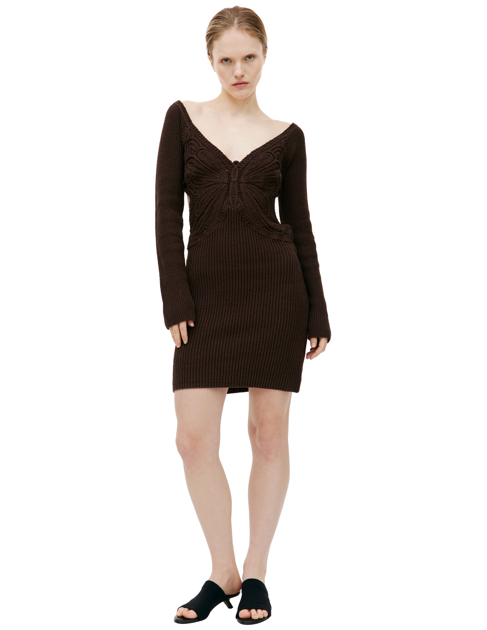 Вязаное платье мини Blumarine P42/2A457A/N0541