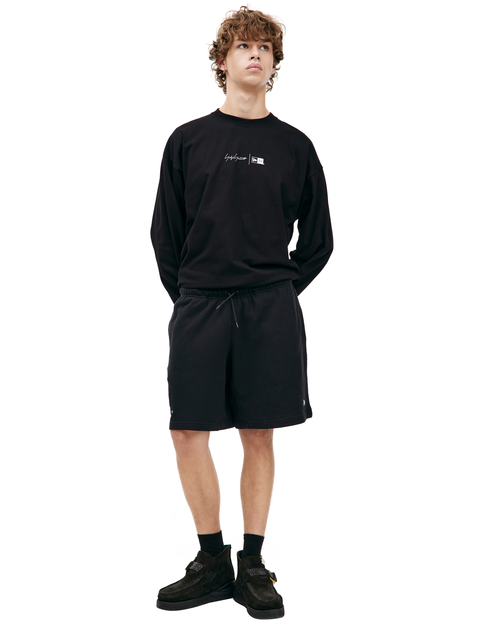 Шорты с логотипом Yohji Yamamoto x NEW ERA HZ-T95-282/1