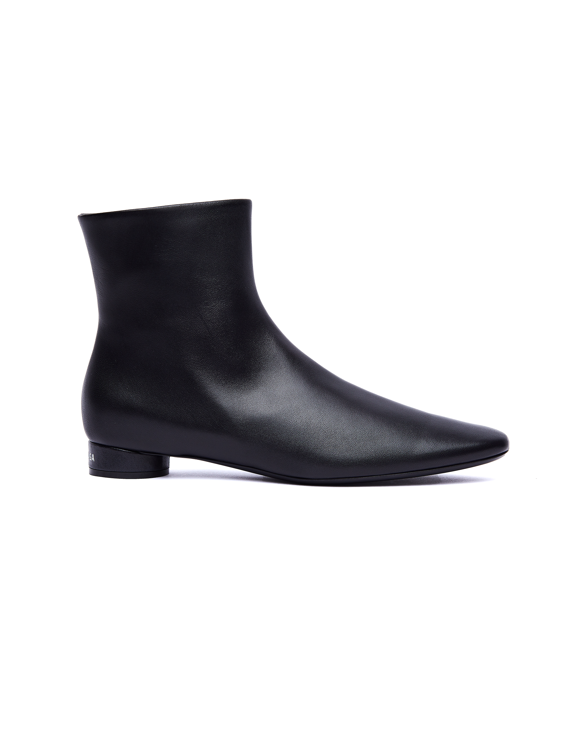 Кожаные ботинки Oval Balenciaga 590993/WA8F4/1006