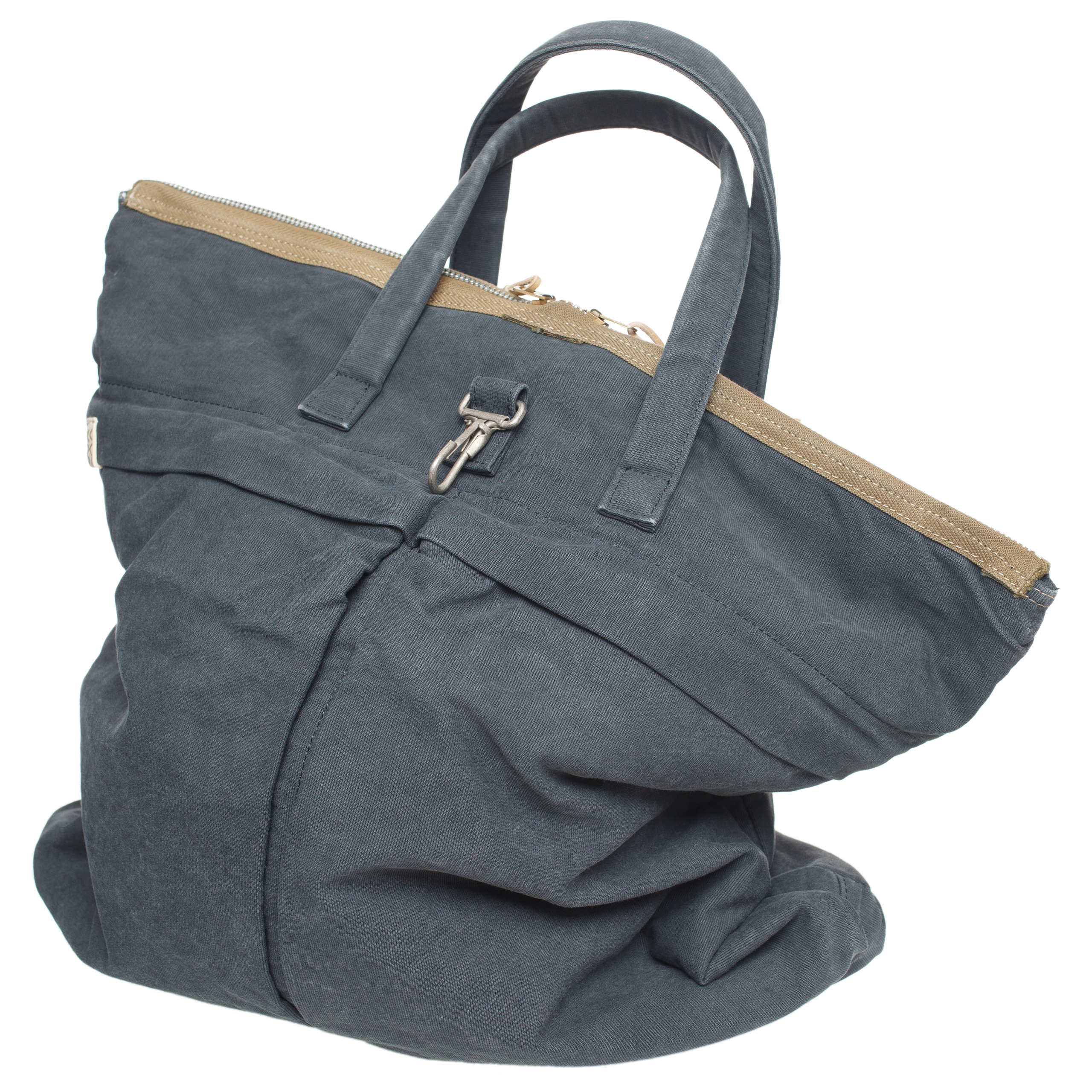 Сумка-шоппер Mavcat из выстиранного хлопка visvim 0123203003035/NAVY