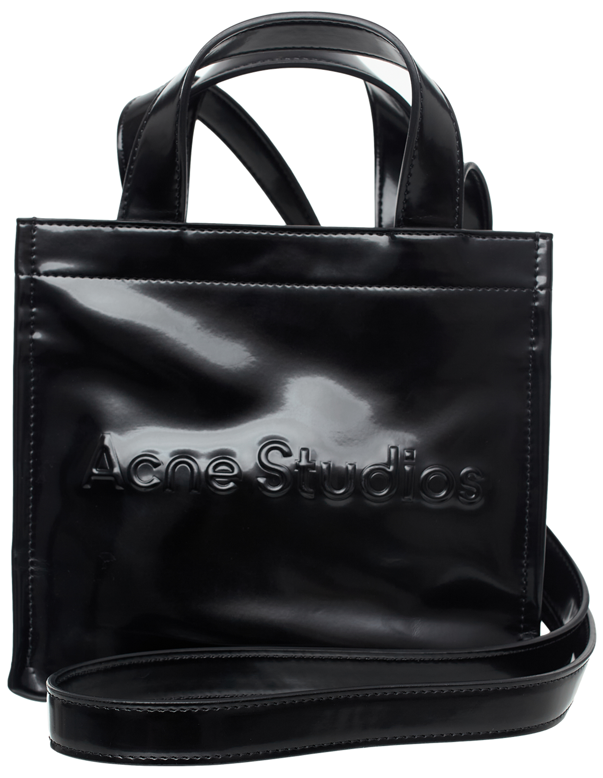Черная сумка тоут Mini Acne Studios C10159-900