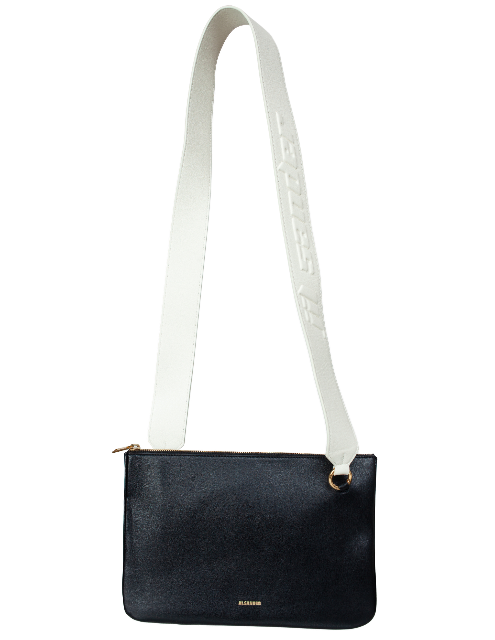 Кожаная сумка кросс-боди с логотипом Jil Sander J08WG0022/P4845/001