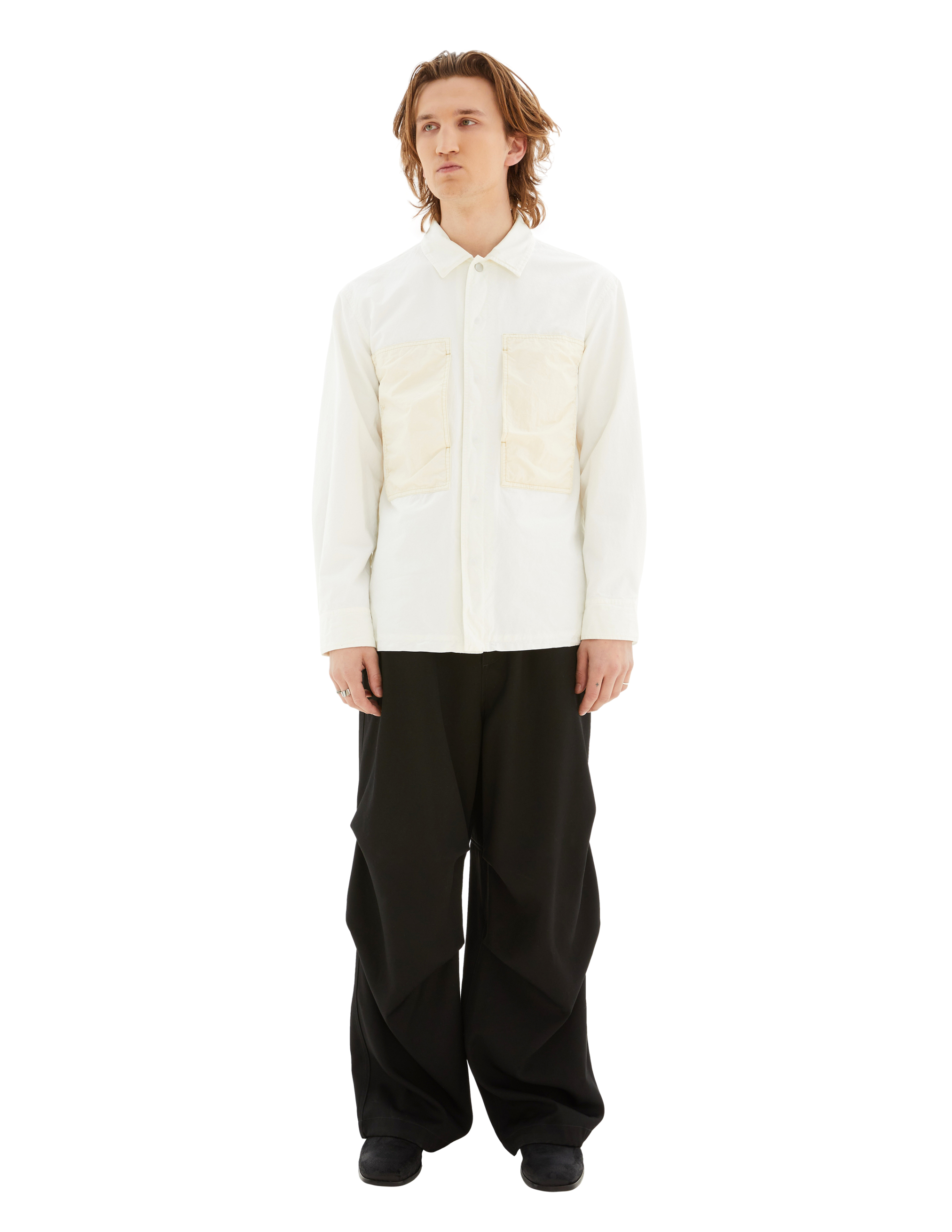 Рубашка с накладными карманами Jil Sander J47DL0139/JTN358/282