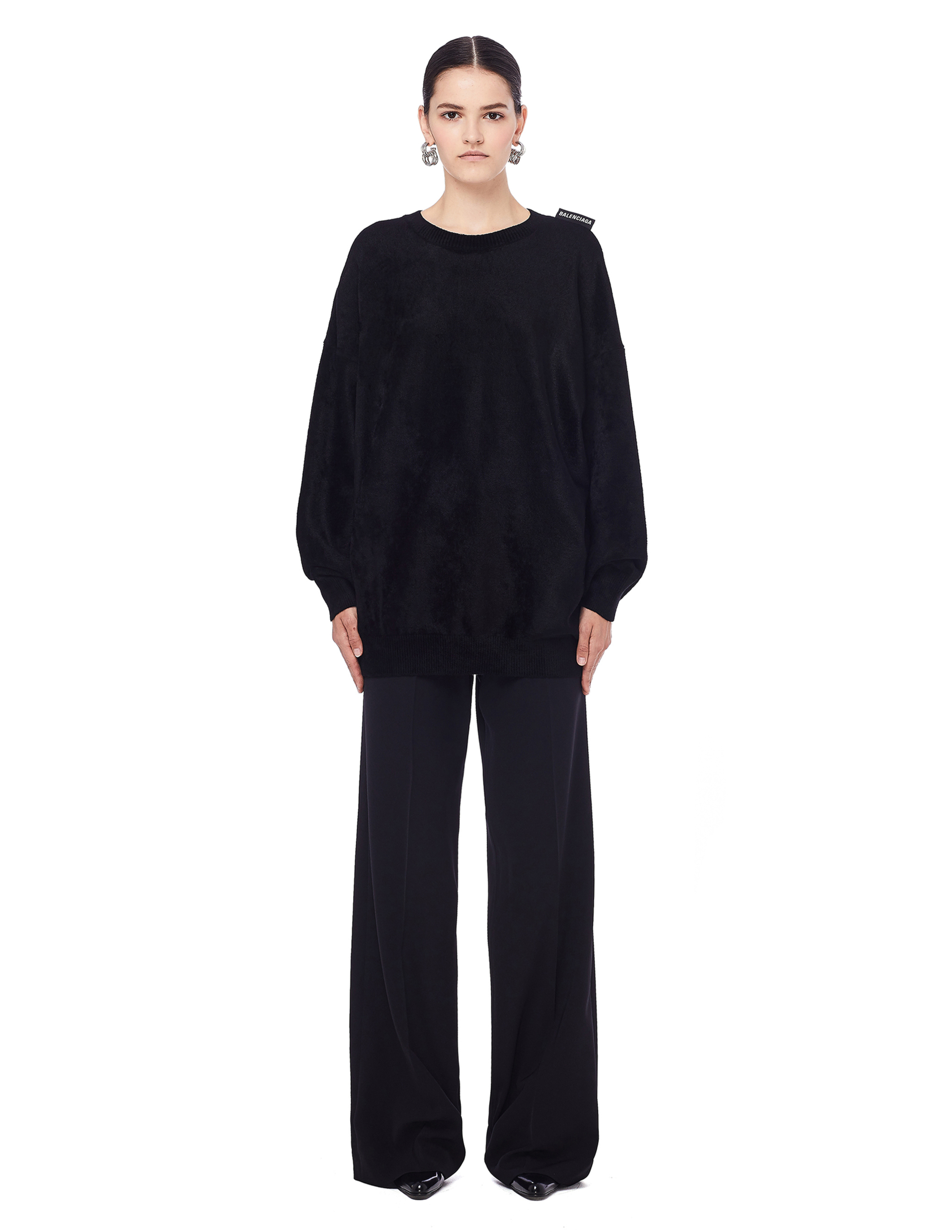 Черные брюки со стрелками Balenciaga 571469/1000