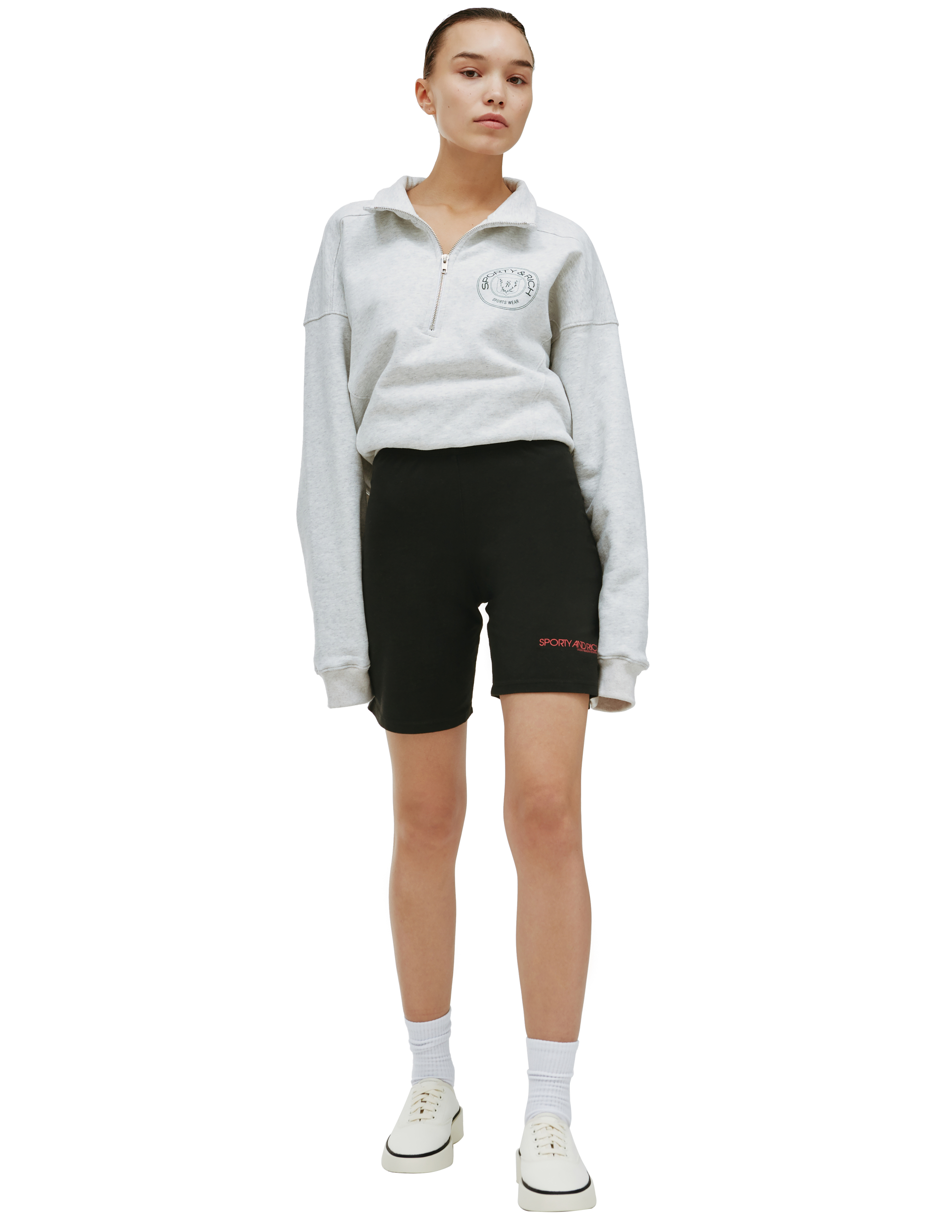 Черные шорты Disco Biker SPORTY & RICH SH481FB