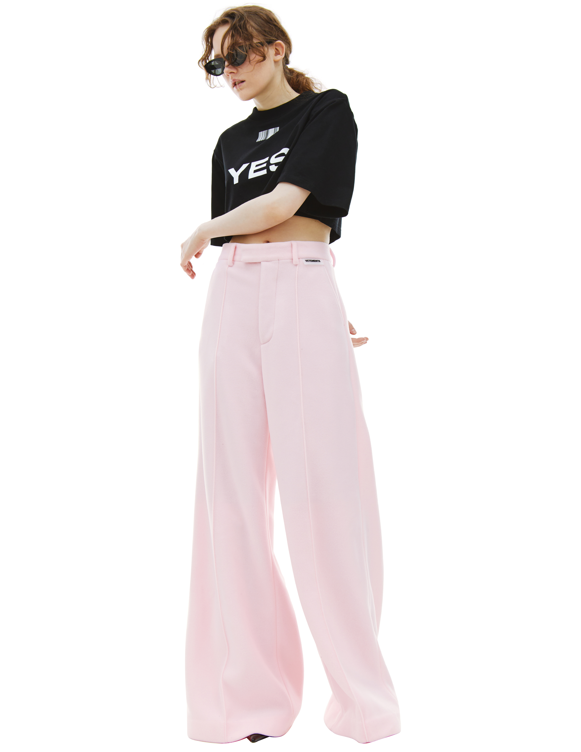 Широкие брюки со стрелками VETEMENTS WE63PA100P/1259
