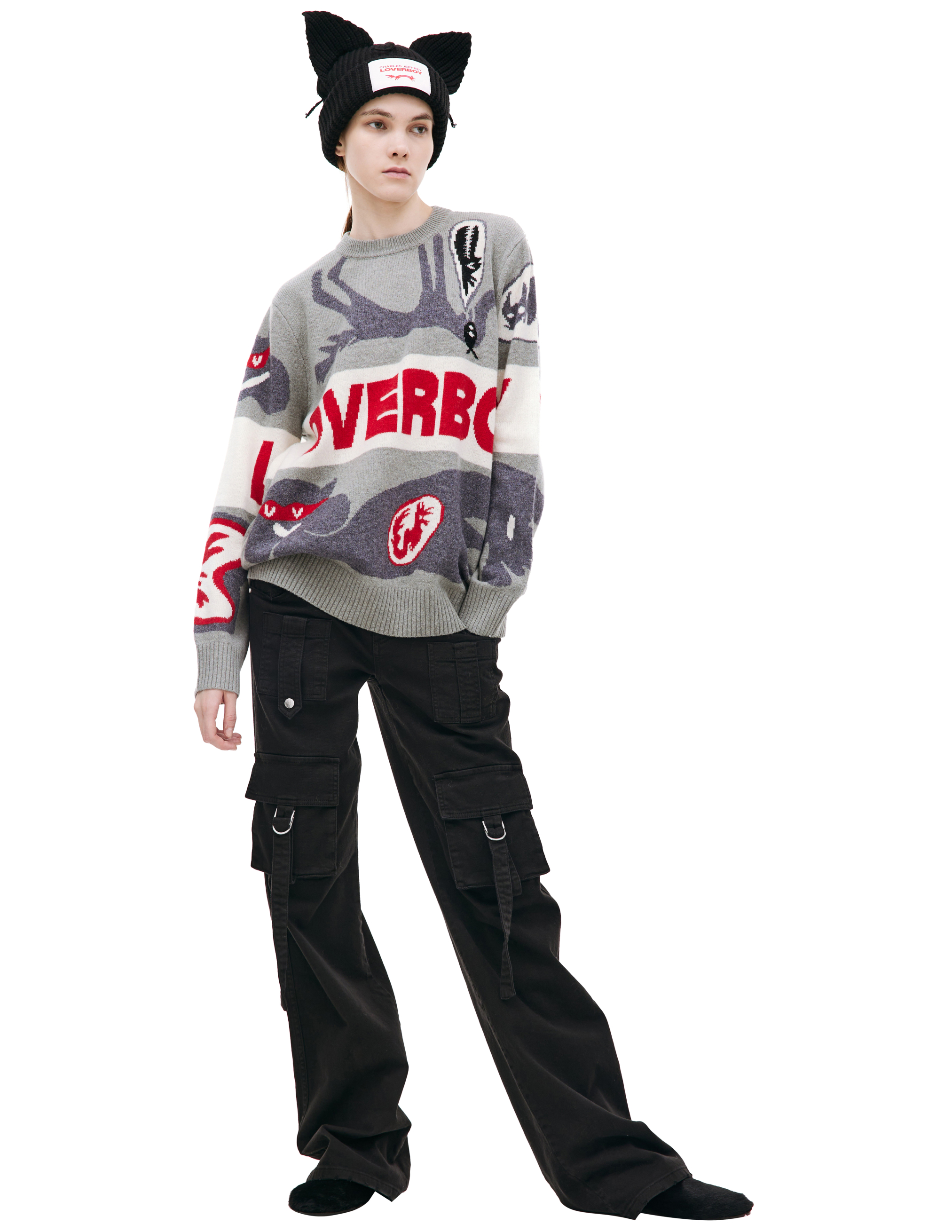 Свитер с логотипом Loverboy CHARLES JEFFREY LOVERBOY 31090401
