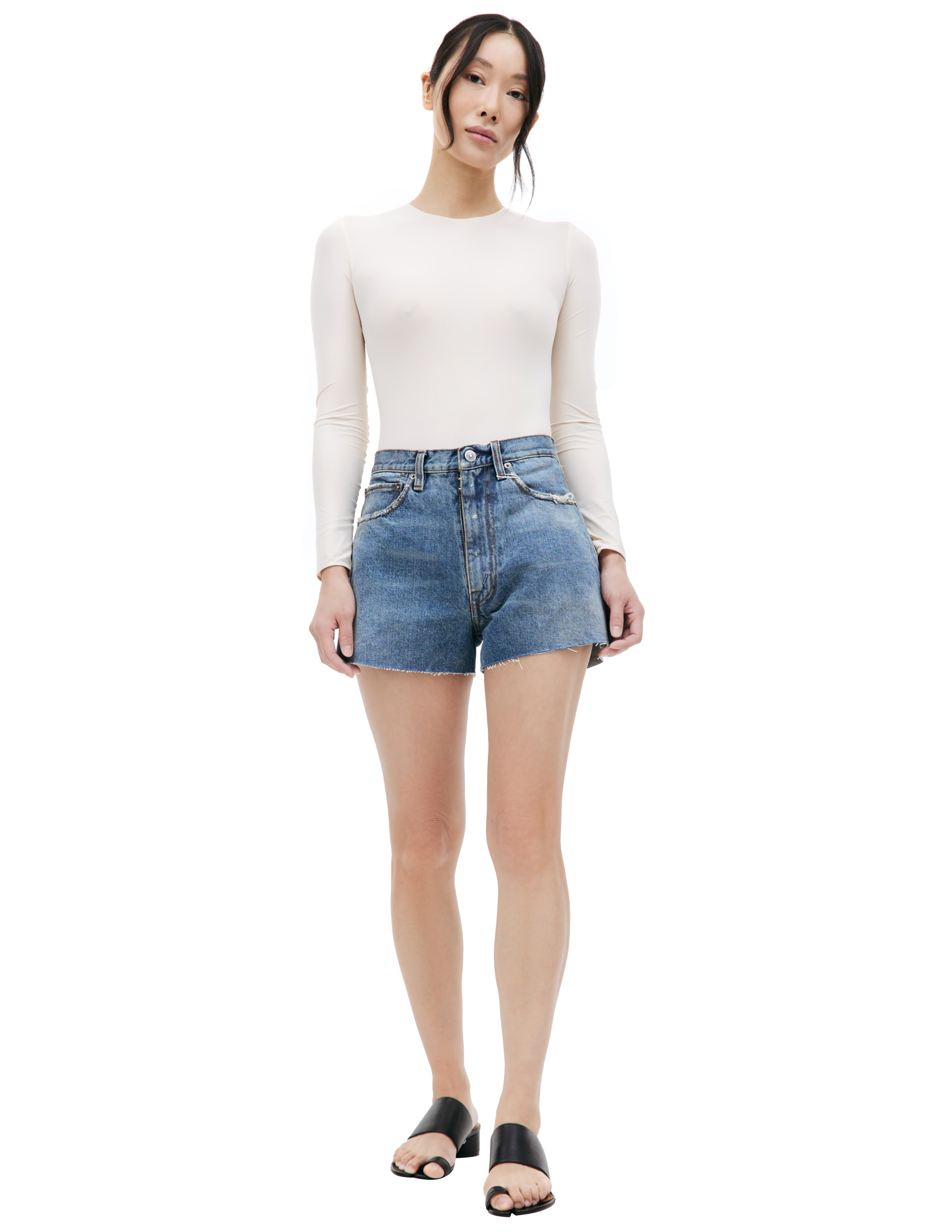 Джинсовые шорты Maison Margiela S29MU0075/S30561/984