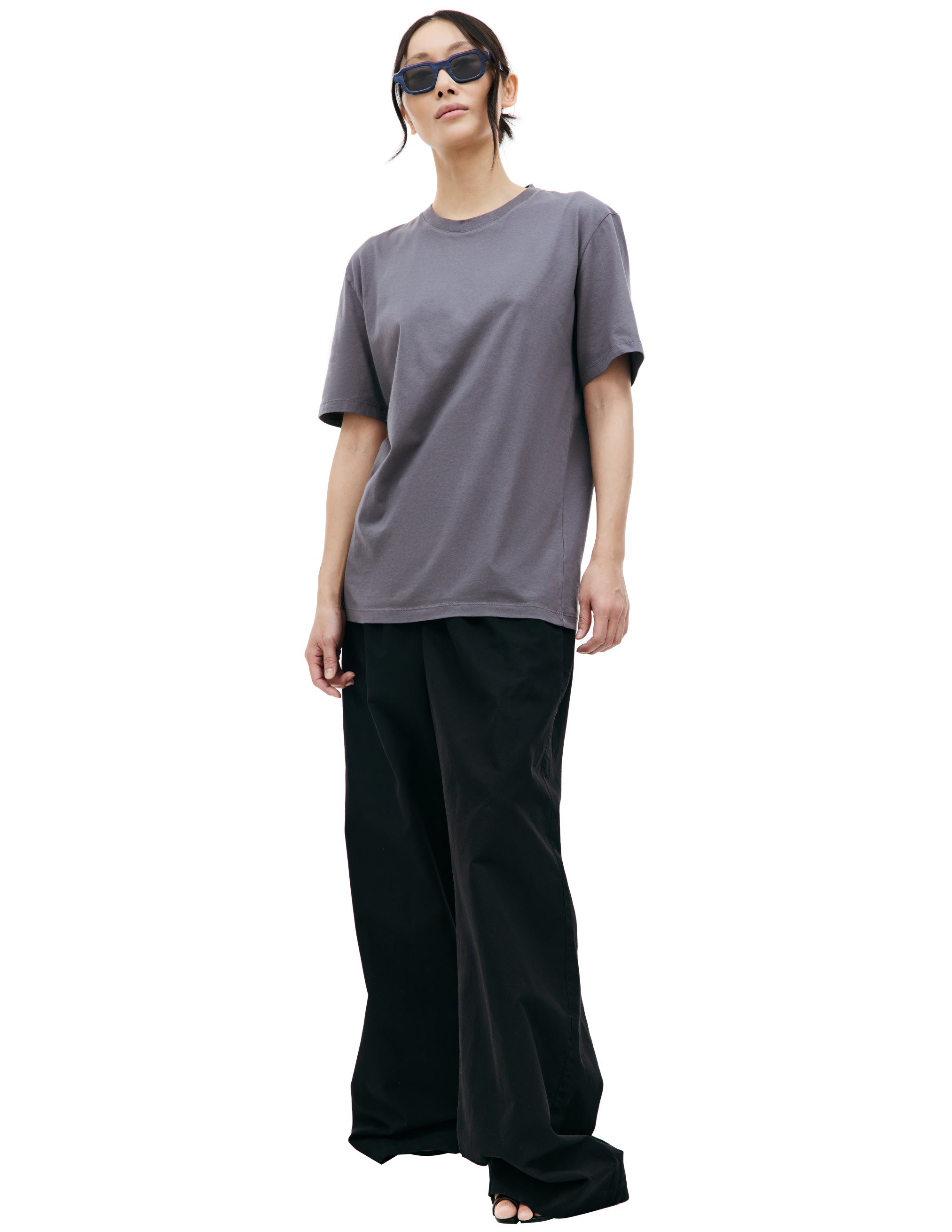 Серая футболка из хлопка Maison Margiela S50GC0672/S24347/854