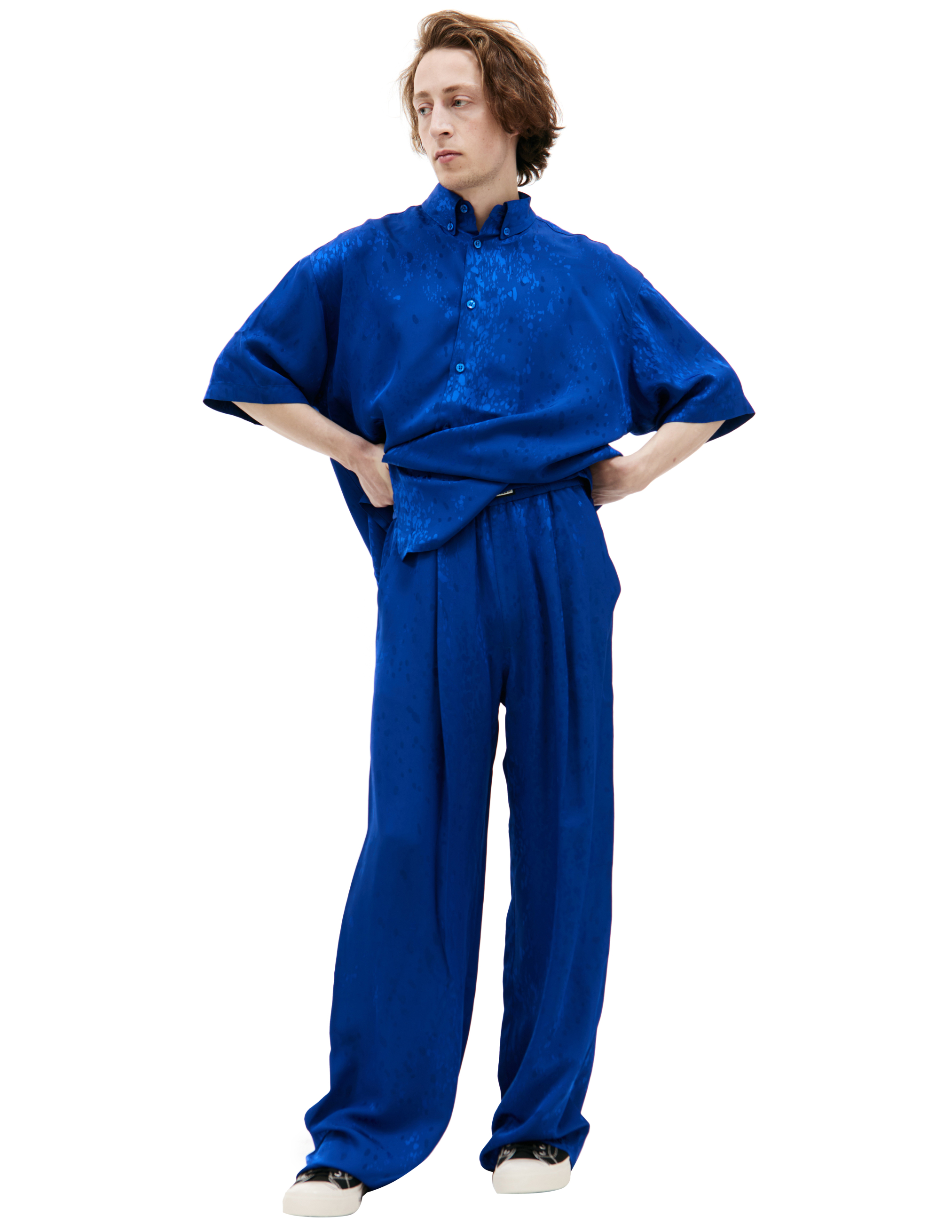 Прямые брюки на резинке LOUIS GABRIEL NOUCHI 0713/T714/029