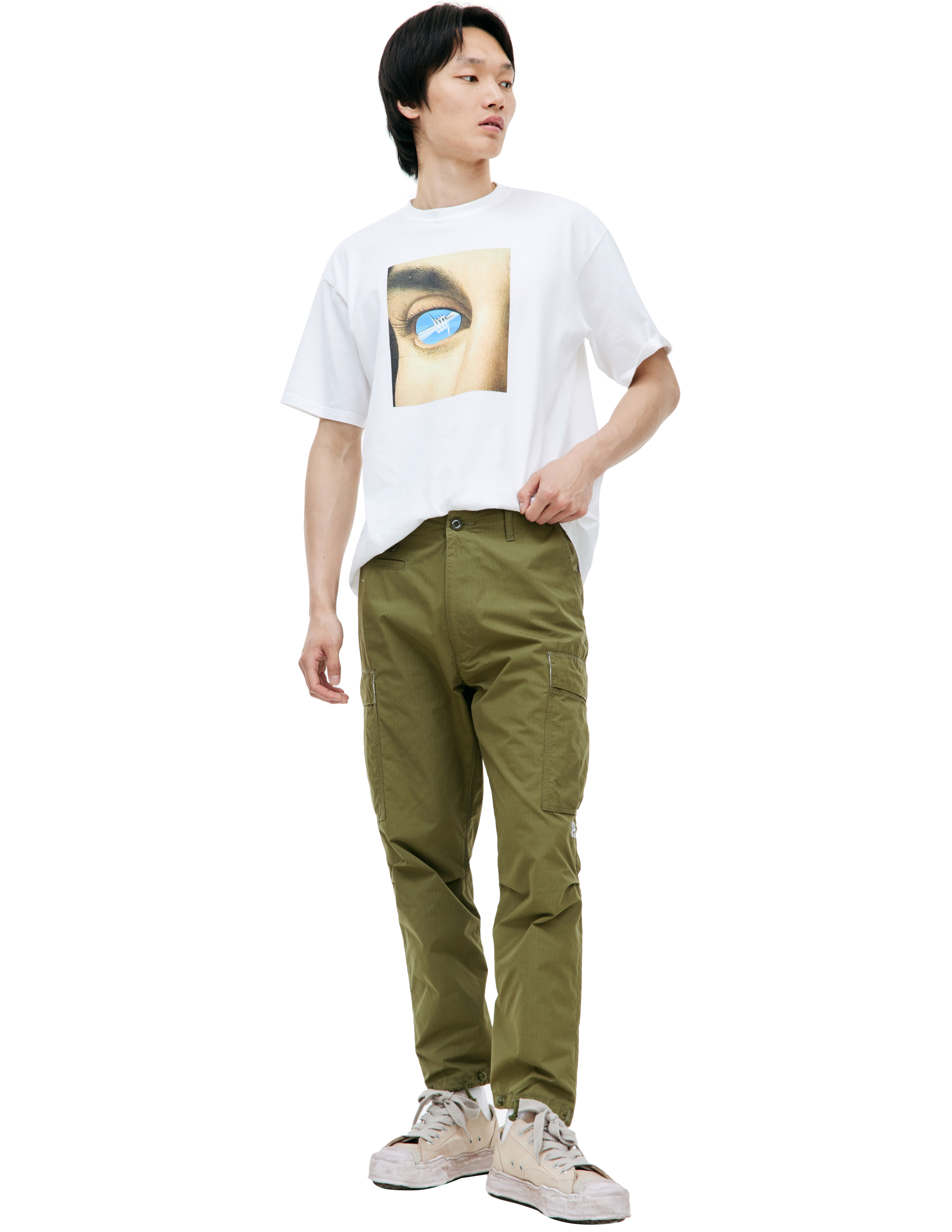 Брюки карго с нашивкой Undercover US1D4595/KHAKI
