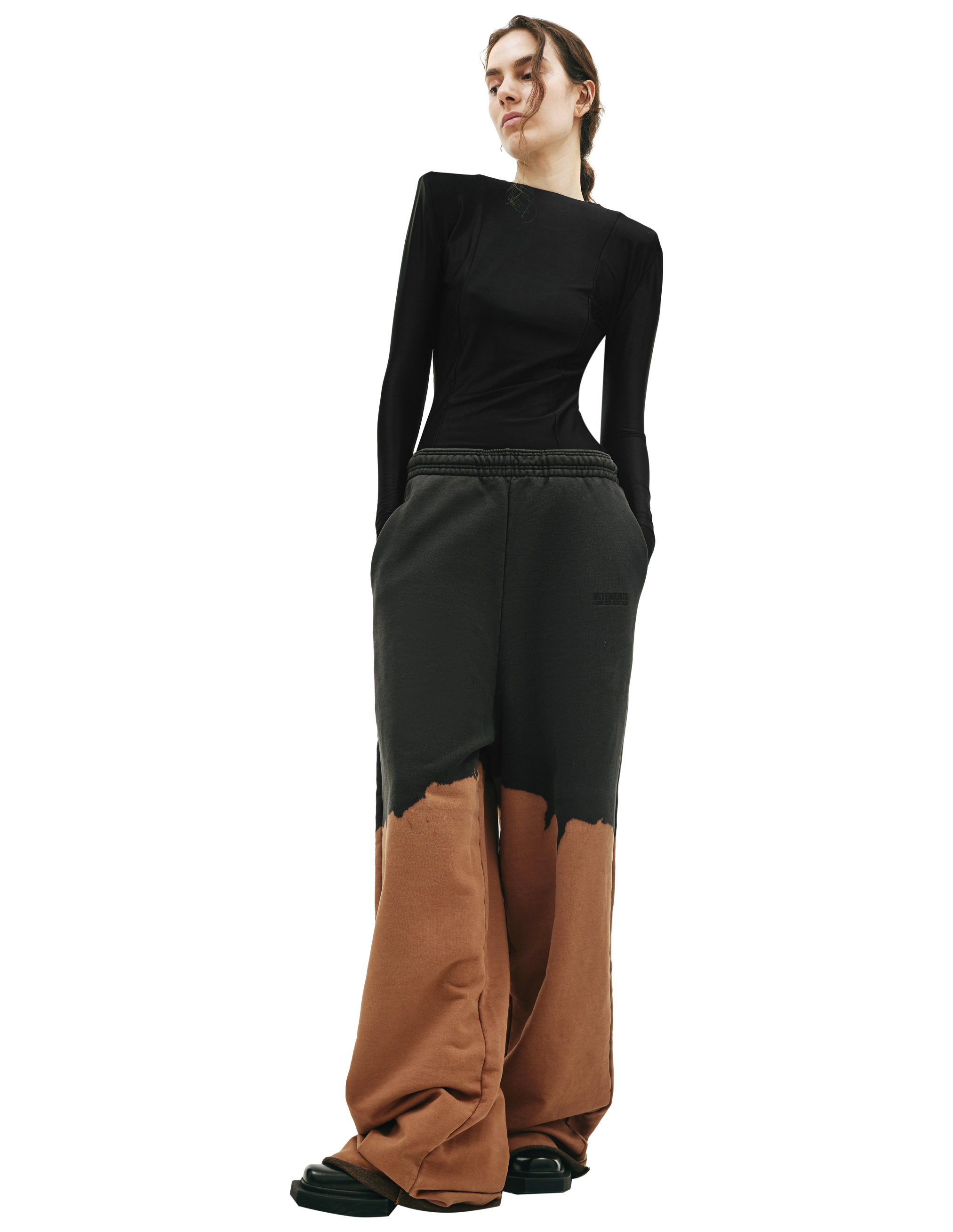 Широкие брюки с градиентом VETEMENTS UE63SP115B/1302