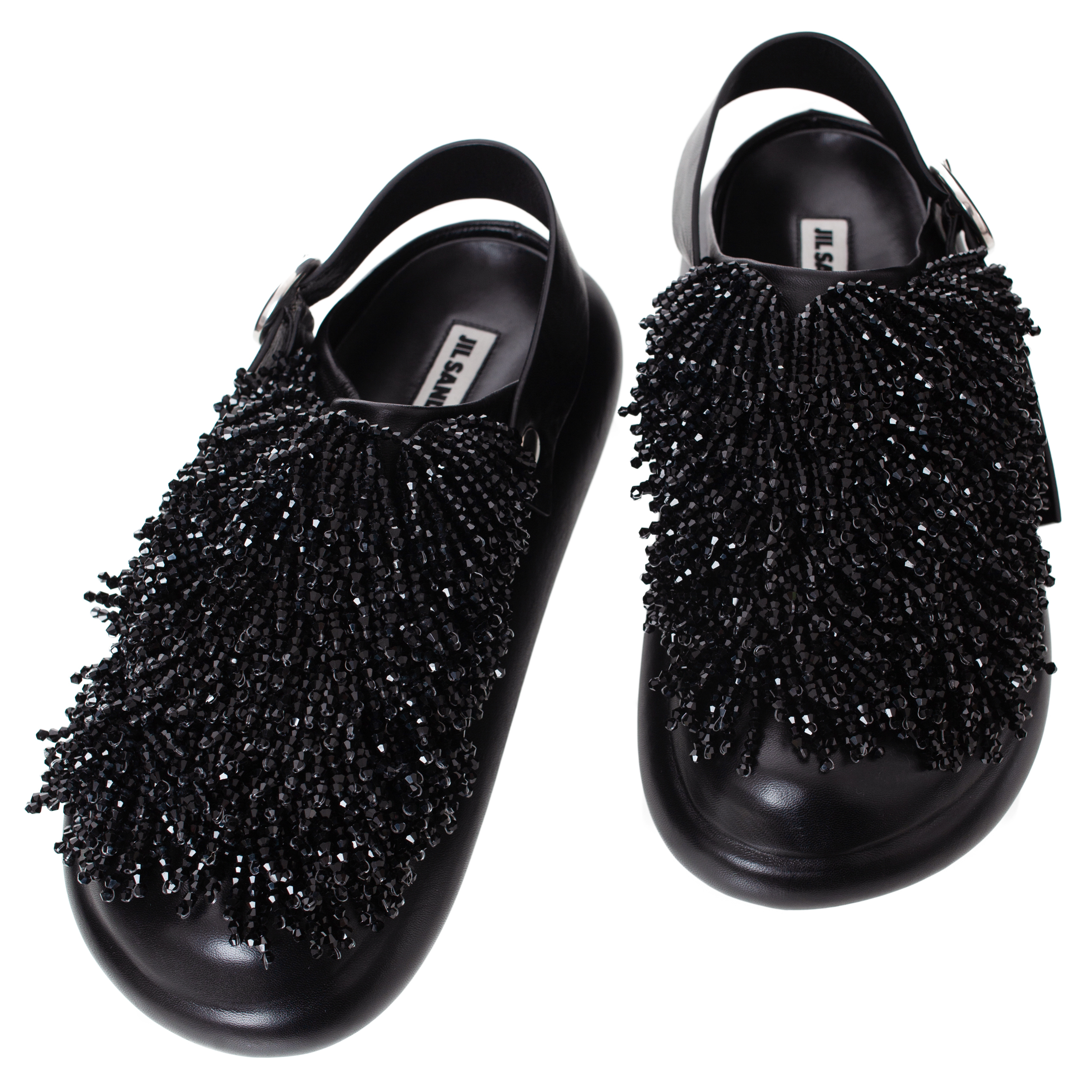 Сандалии на платформе с бисером Jil Sander J15ZJ0010/P6240/001