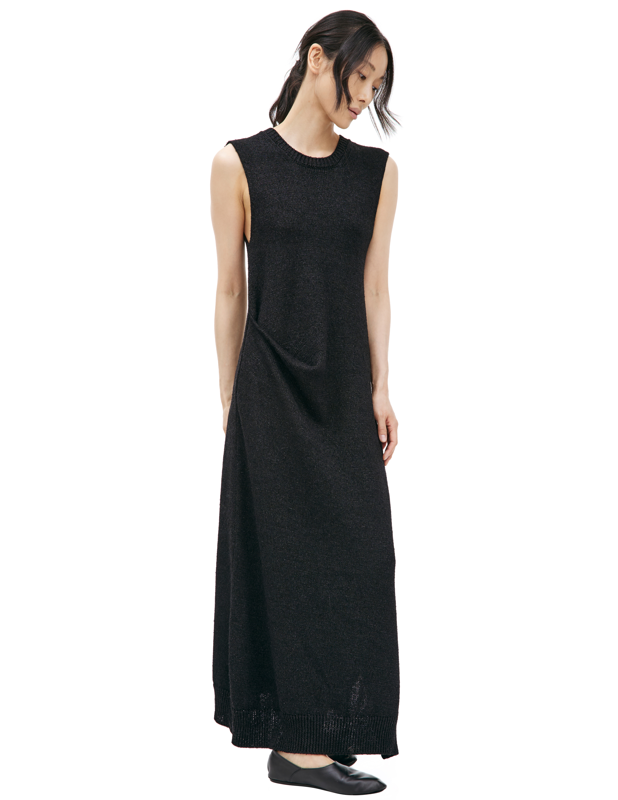 Вязаное платье макси Jil Sander J03CT0164/J15118/001