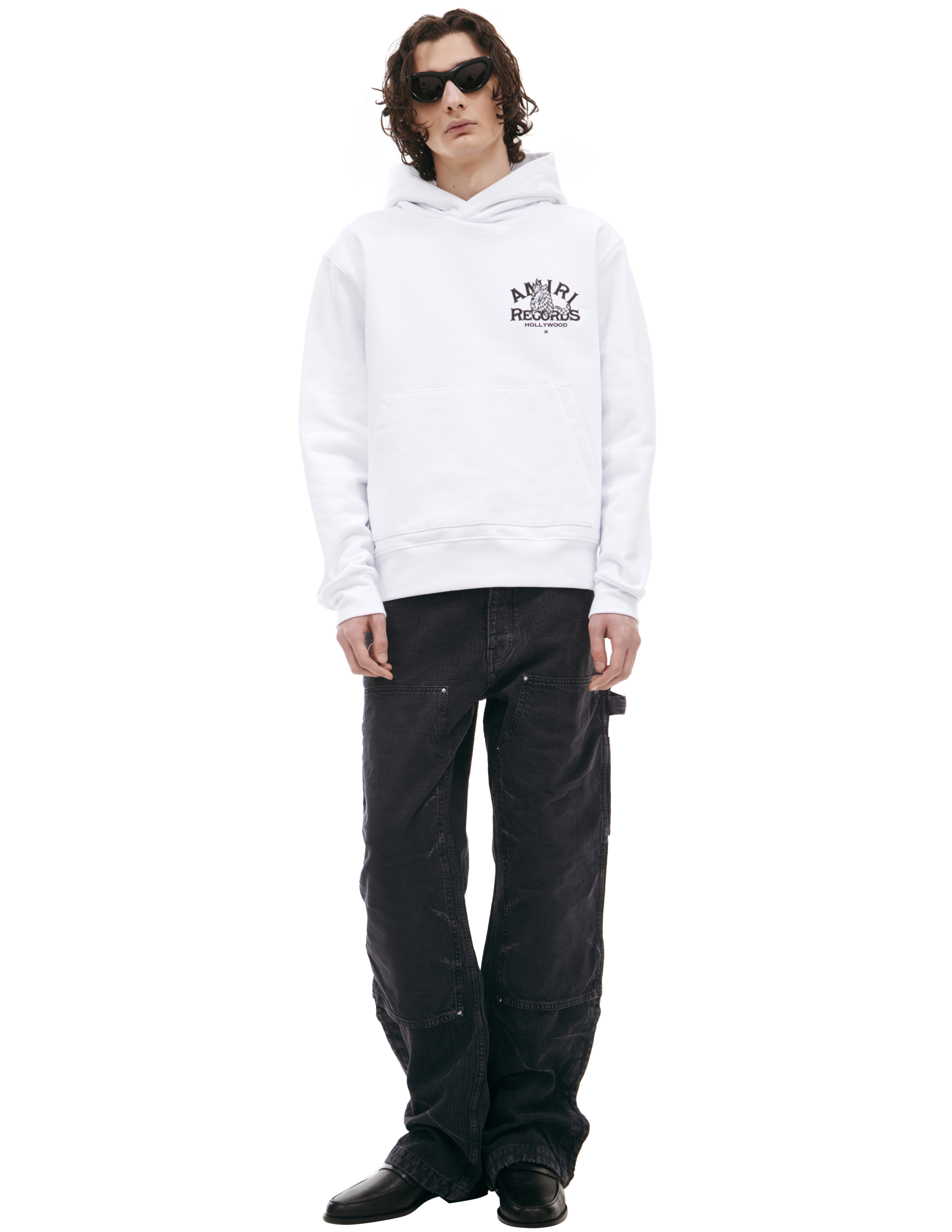 Белое худи с логотипом AMIRI AW23MJG015-100