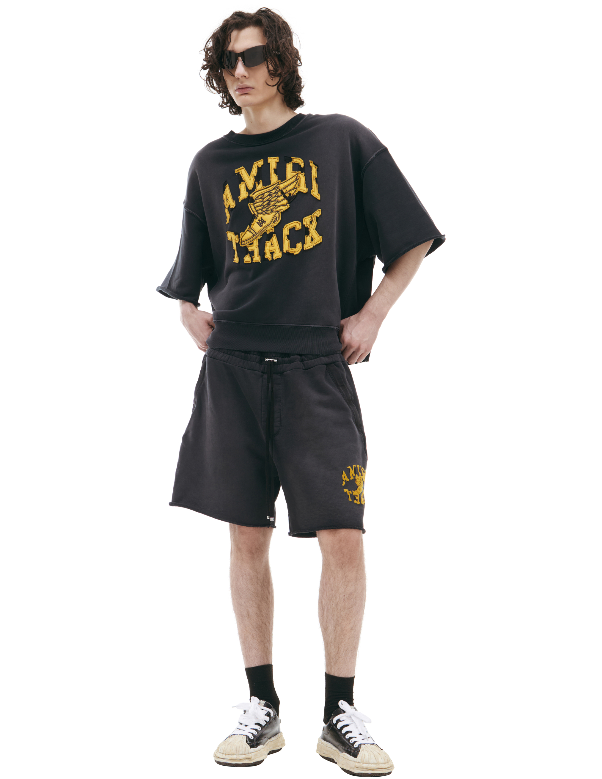 Черные шорты из хлопка AMIRI AMJYSS1002