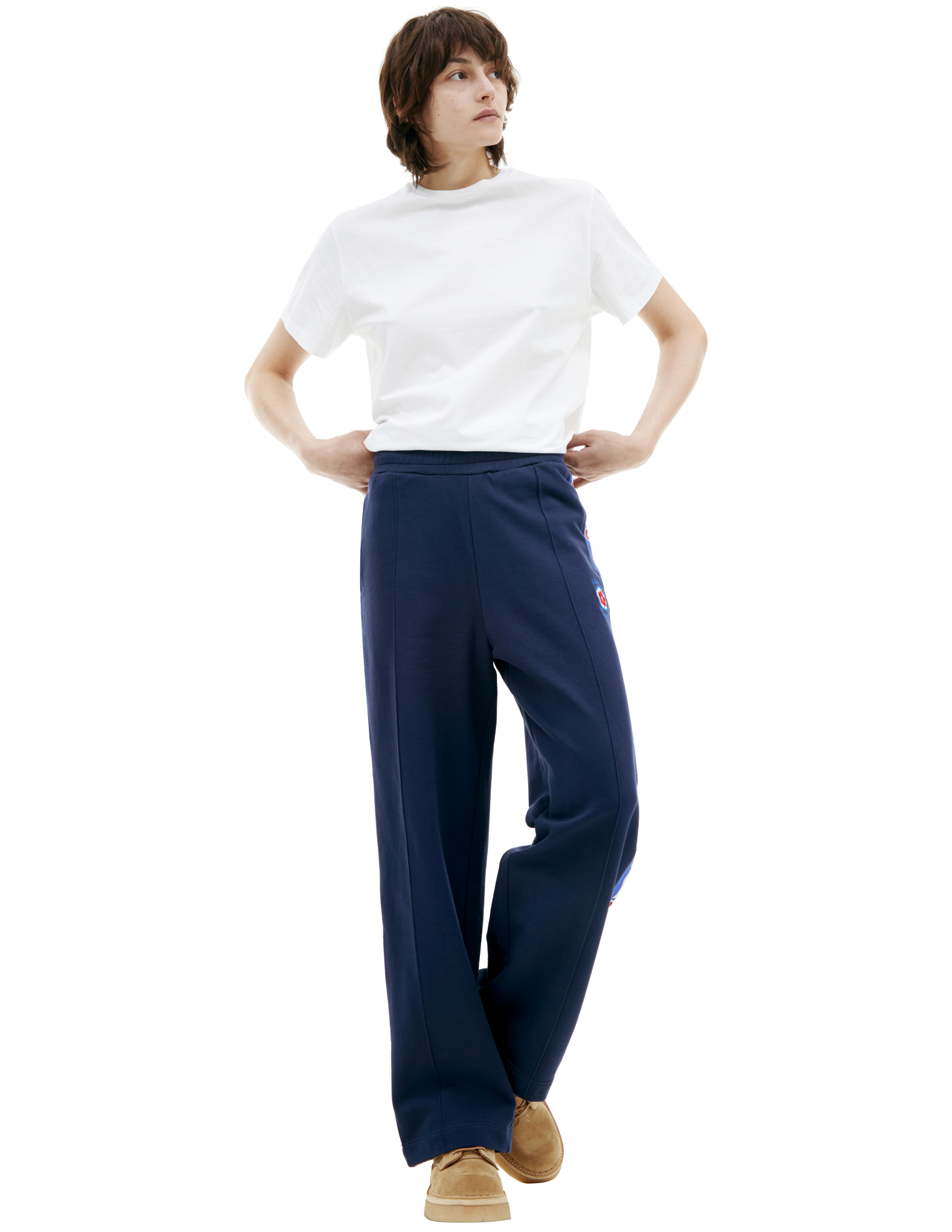 Синие брюки с лампасами KENZO FD62PA7144MF