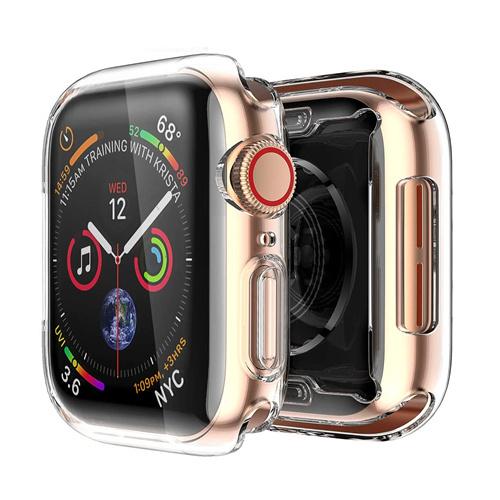 Чехол для Apple Watch 44 мм 40 мм 45 мм 41 мм 42 мм 38 мм защитное стекло iwatch силиконовый бампер apple watch series 3 6 se 7 8 9 45mm series 7 8 9 gray Auto Home Solutions